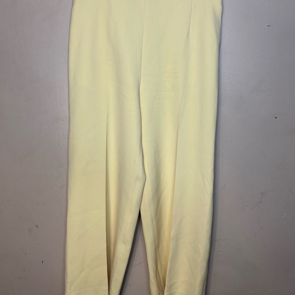 The Row Wide Leg AARON Virgin Wool cropped wide leg Pants Trousers Womens Size 2